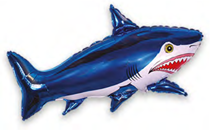 Folienballon Strong Shark