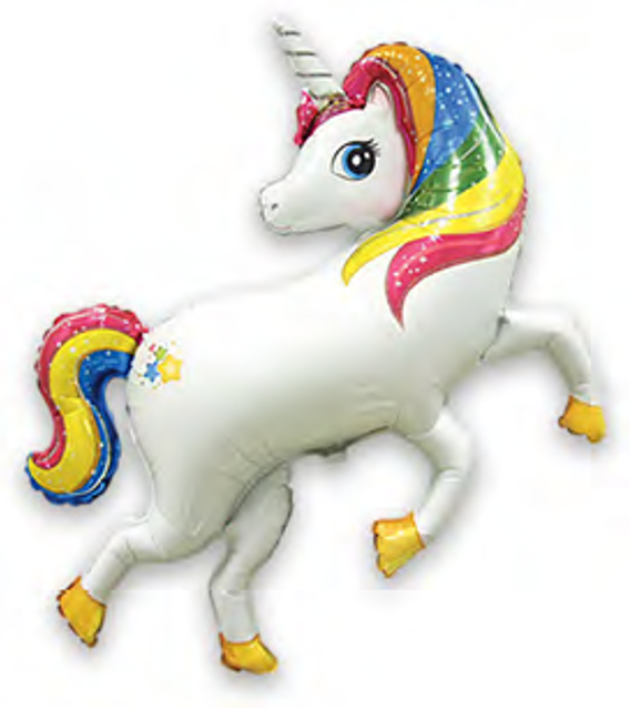 Folienballon Rainbow Unicorn