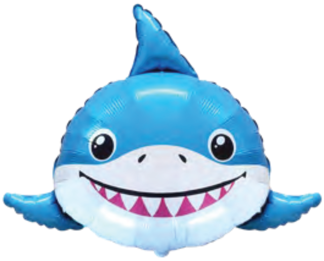 Folienballon Shark Head