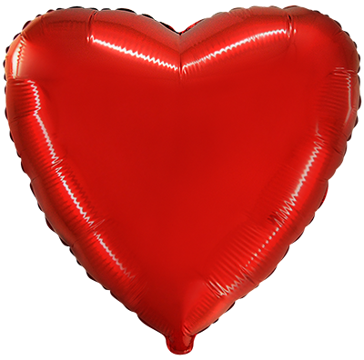 Folienballon Heart Red
