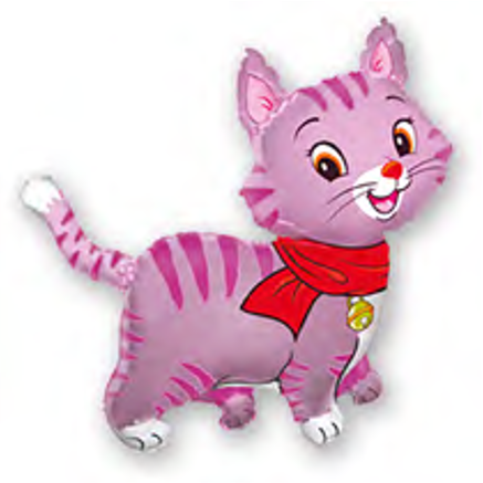 Folienballon Lovely Cat Pink