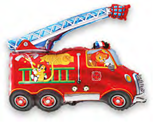 Folienballon Fire Truck