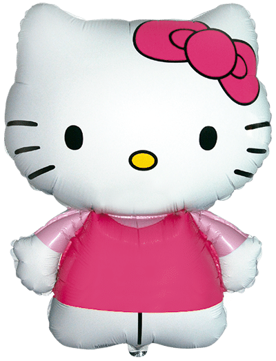 Folienballon Hello Kitty Fuchsia
