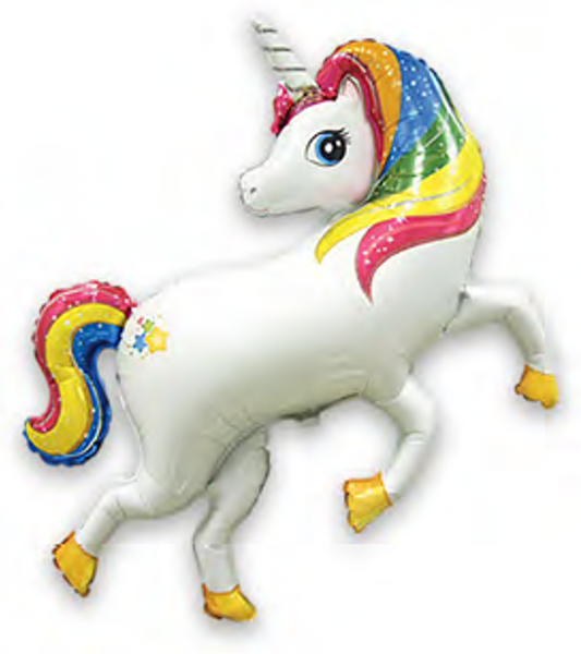 Folienballon Rainbow Unicorn