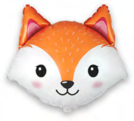 Folienballon Fox Head