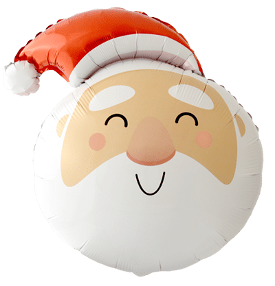 Folienballon Santa Head