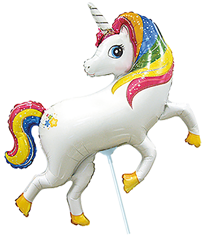 Folienballon Rainbow Unicorn Mini