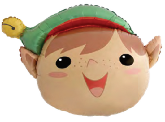 Folienballon Elf Head