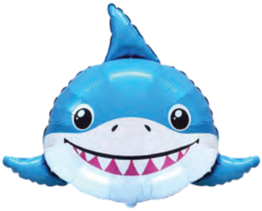 Folienballon Shark Head