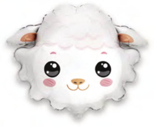 Folienballon Sheep Head