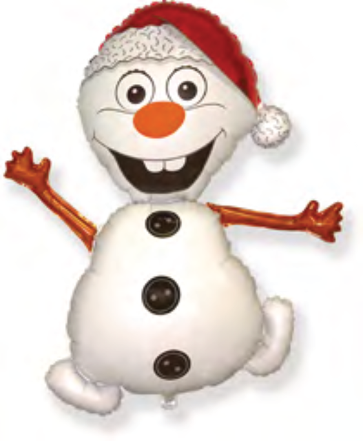 Folienballon Snowman